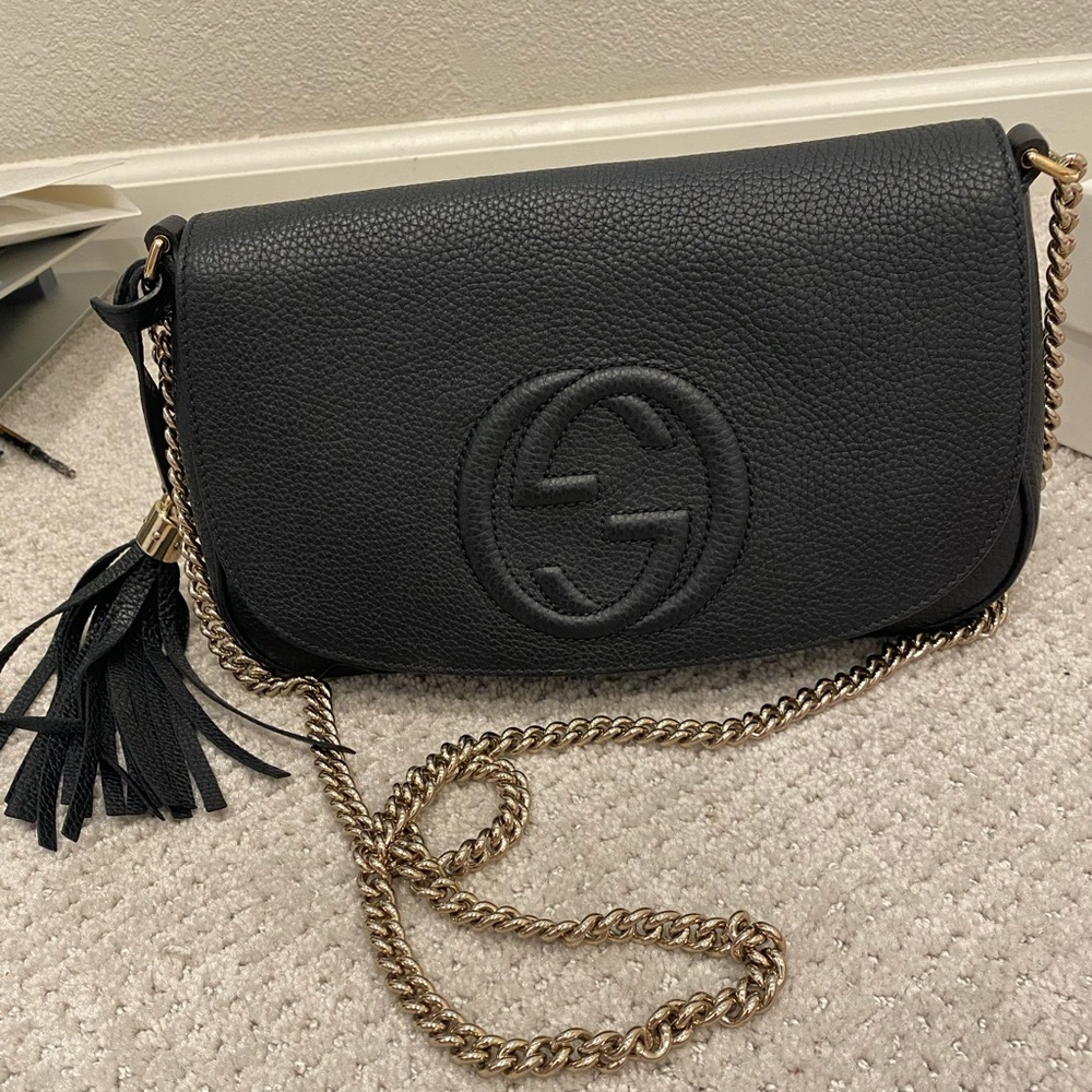 GUCCI SOHO flap bag